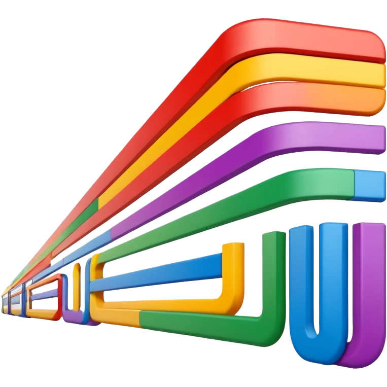 stylized subway lines on card. emoji