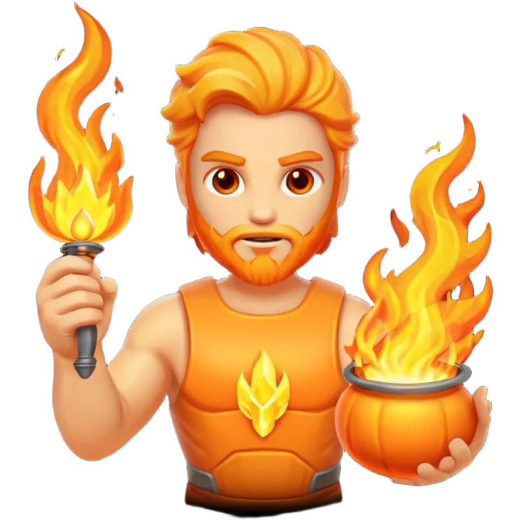 Prometheus holds the fire emoji