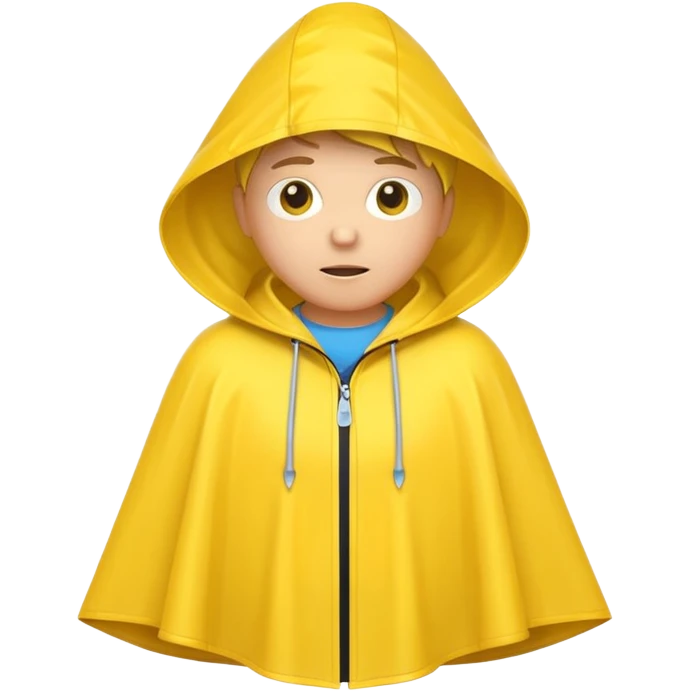 rain poncho emoji