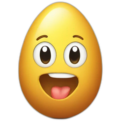 Silly Egg  emoji