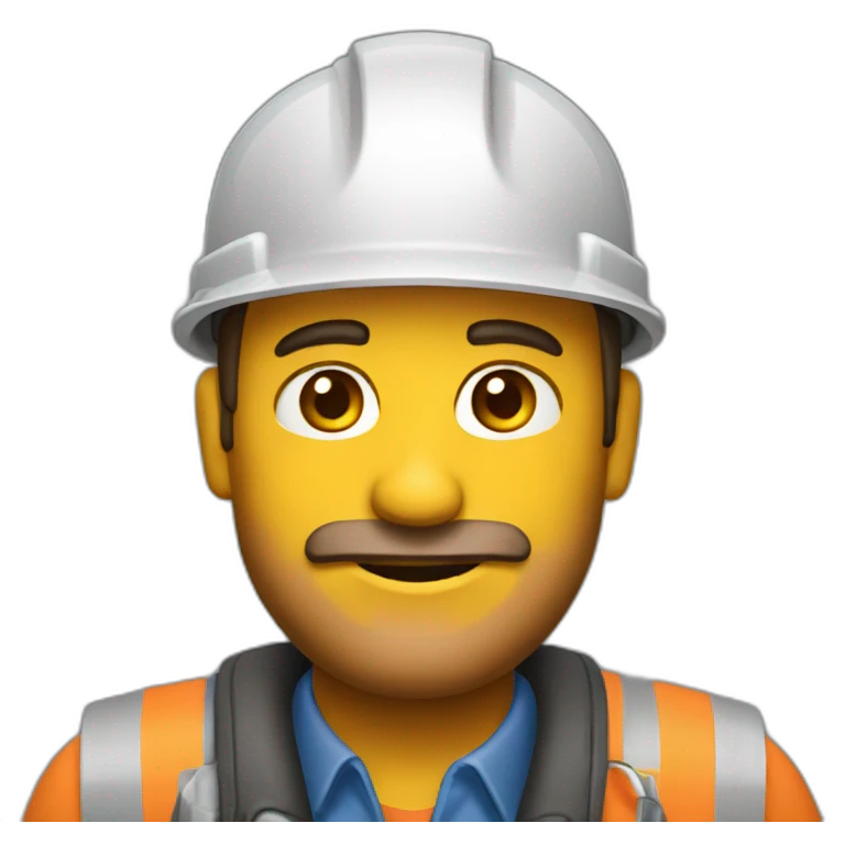 Hombre constructor emoji