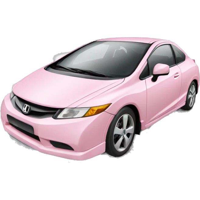 light pink honda civic emoji