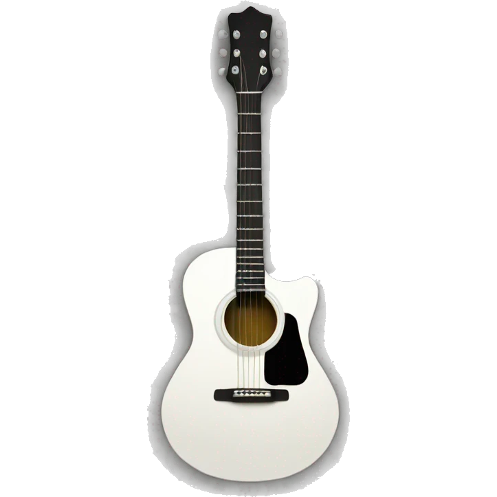 white guitar emoji