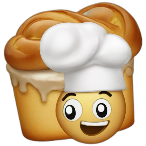 Un rouleau à patisserie emoji