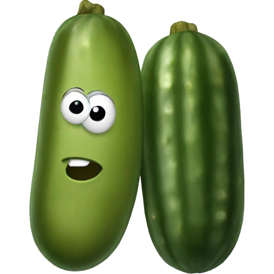 pickle on a plate emoji