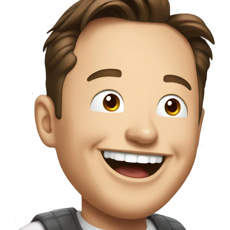 Elon Musk laughing emoji