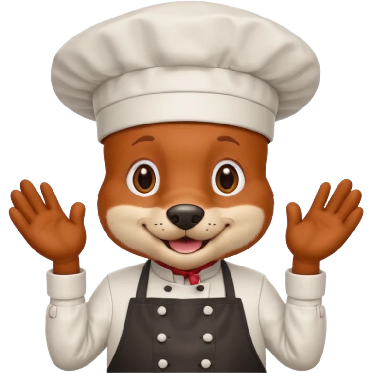 chef red dog emoji