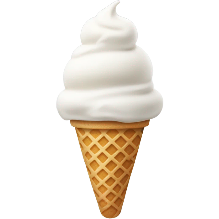 ice cream mwlting white emoji