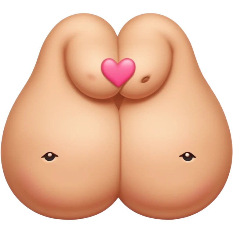 Create a boobs logo emoji