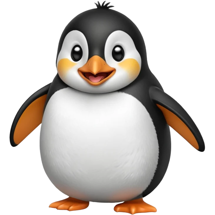 Penguin  laughing emoji