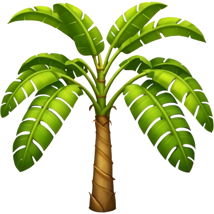 Banana tree, negative:banana. emoji
