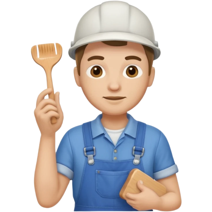 Ceramicist in overalls emoji