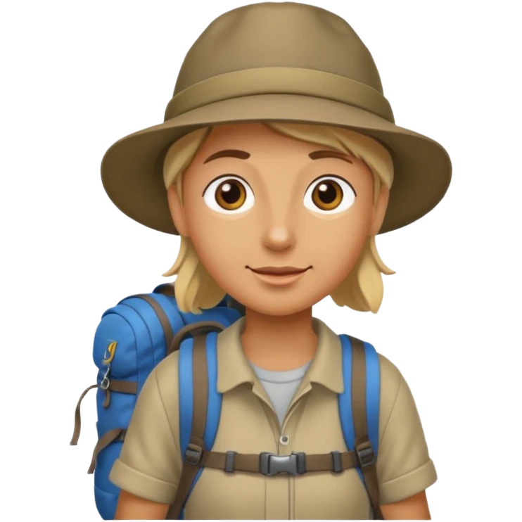 Hiking me  emoji