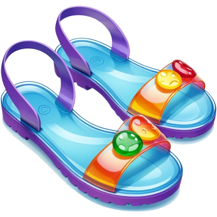 1990’s jelly sandals emoji