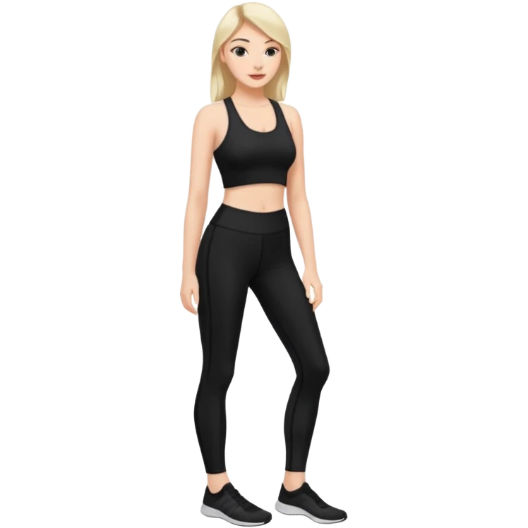 femme legging noir 42/44taille  emoji