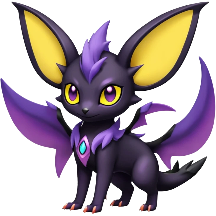 Salandit-Noivern-Umbreon-Espeon-Hybrid (Full body) emoji