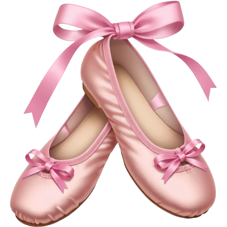 ballet shoes with ribbons emoji