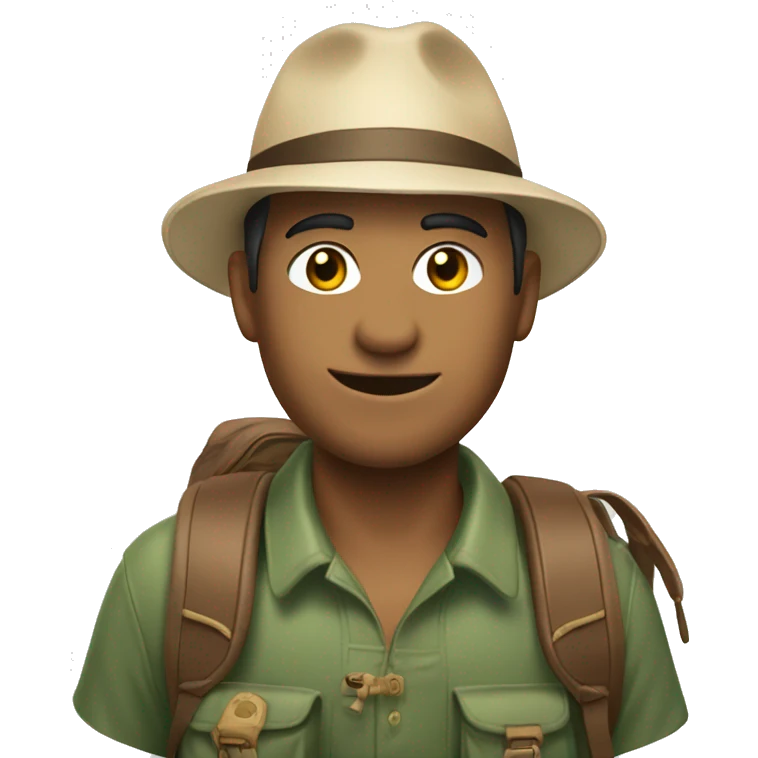 Guia turista emoji