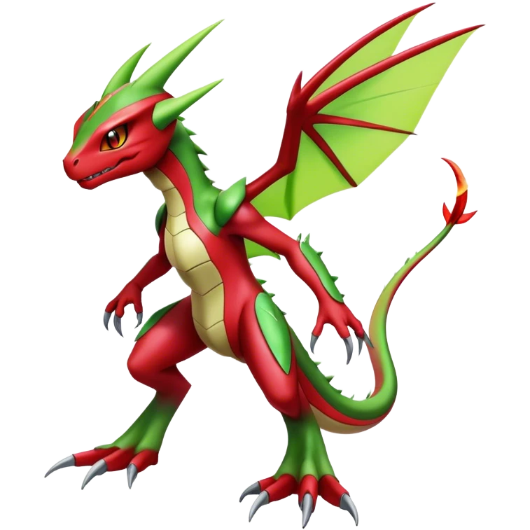  Cool Edgy Shiny Futuristic Ethereal Legendary Scizor-Charmeleon-Digimon-Schyther-Flygon-hybrid full body emoji