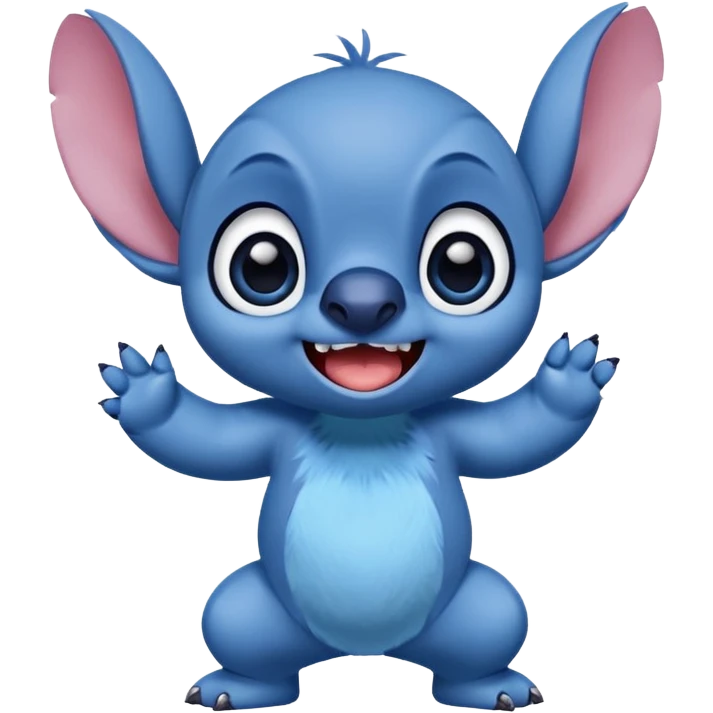 Stitch dancing emoji