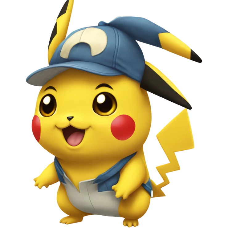 Pikachu from Pokémon  emoji