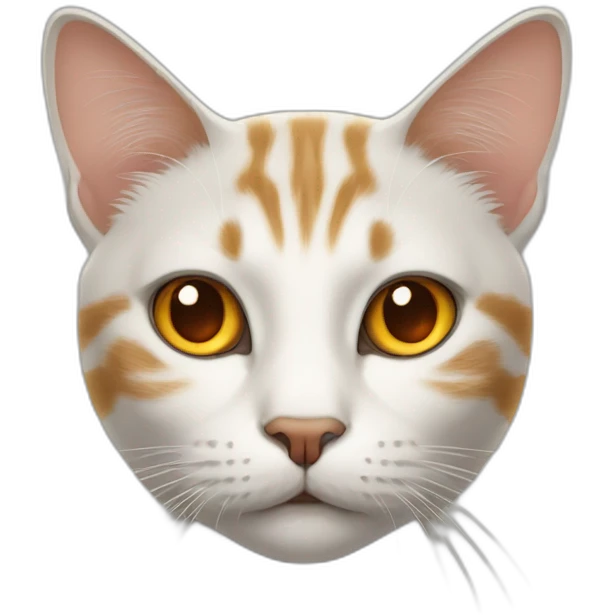 Cat et jus d'orange emoji