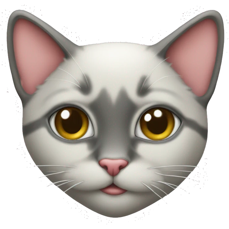 A heart with a kitten emoji