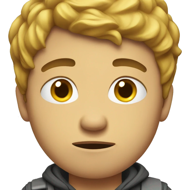 Sad boy gaming  emoji