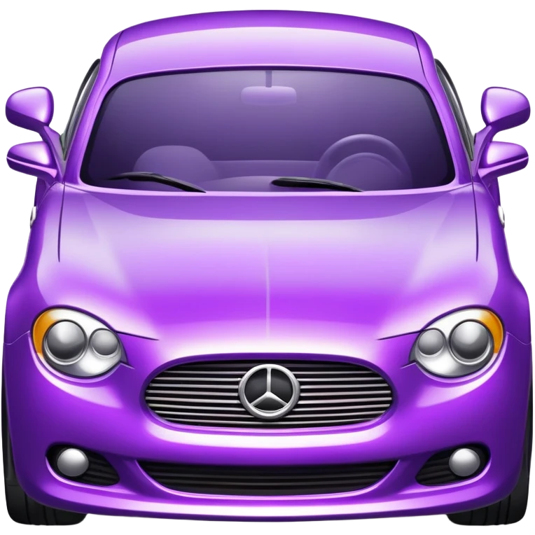 Purple car emoji