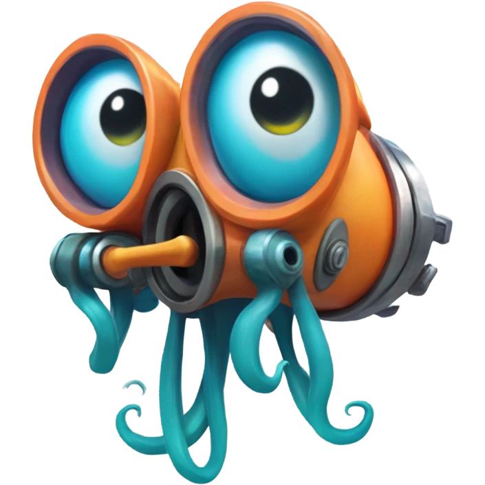 Squid launcher from despicable me emoji