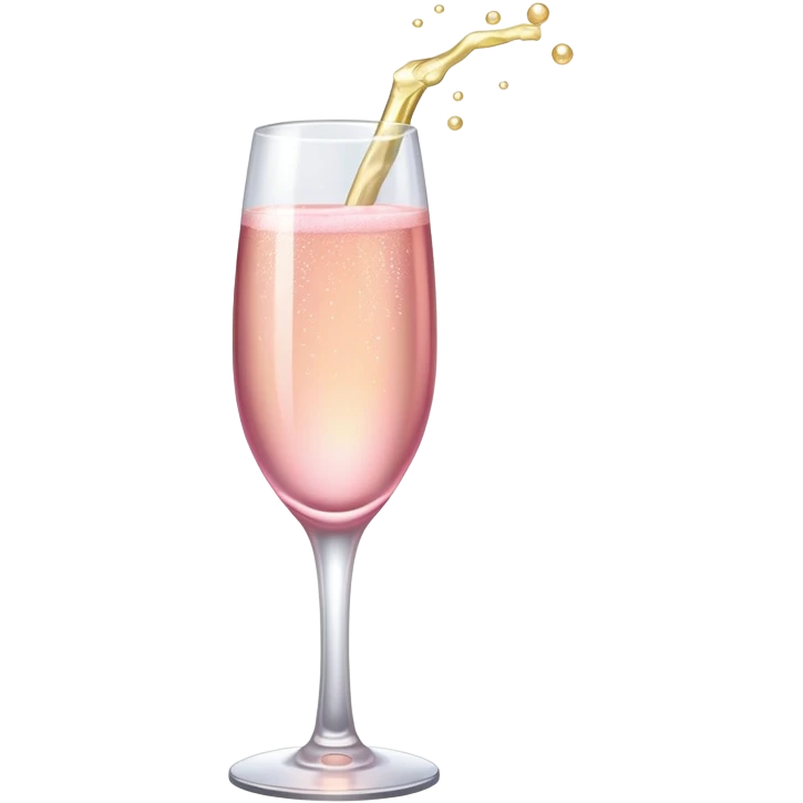 champagne pink emoji