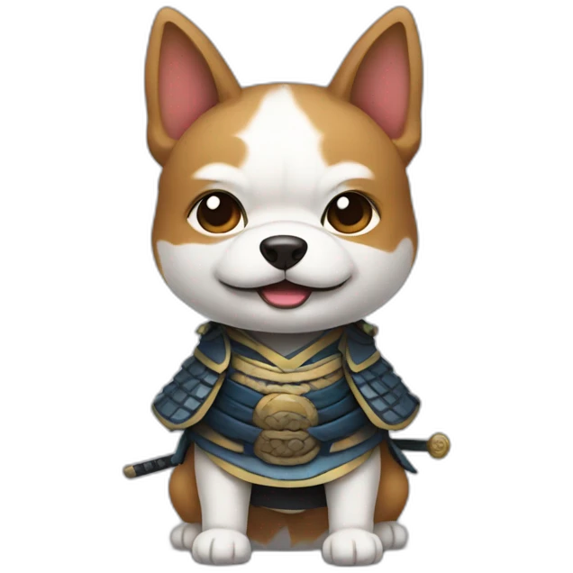 samurai dog emoji