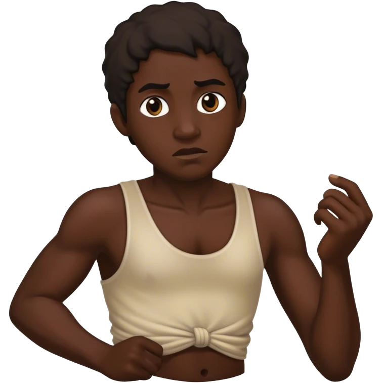runaway slave realistic emoji