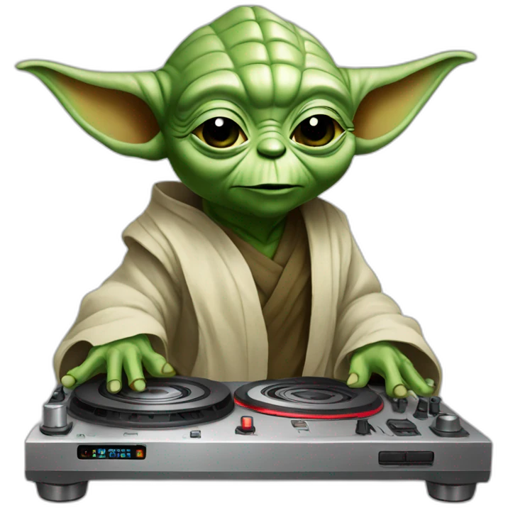 Yoda djing emoji