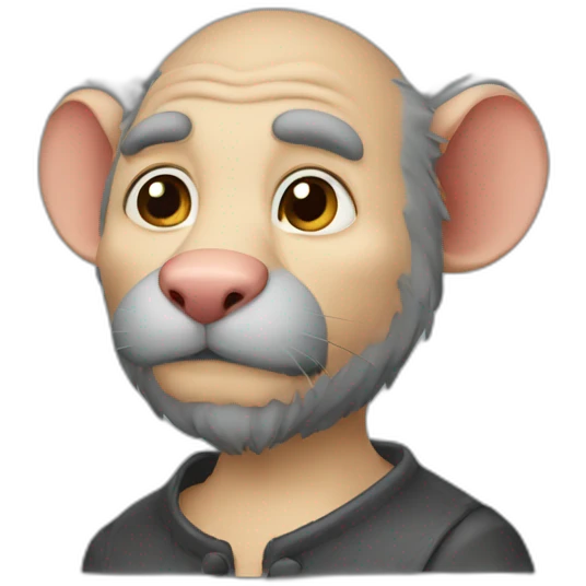 Rat barbe emoji