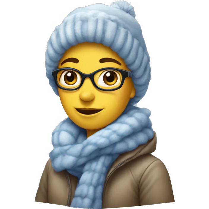 Coqquette winter emoji
