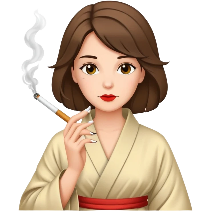 貴妃在抽菸  emoji