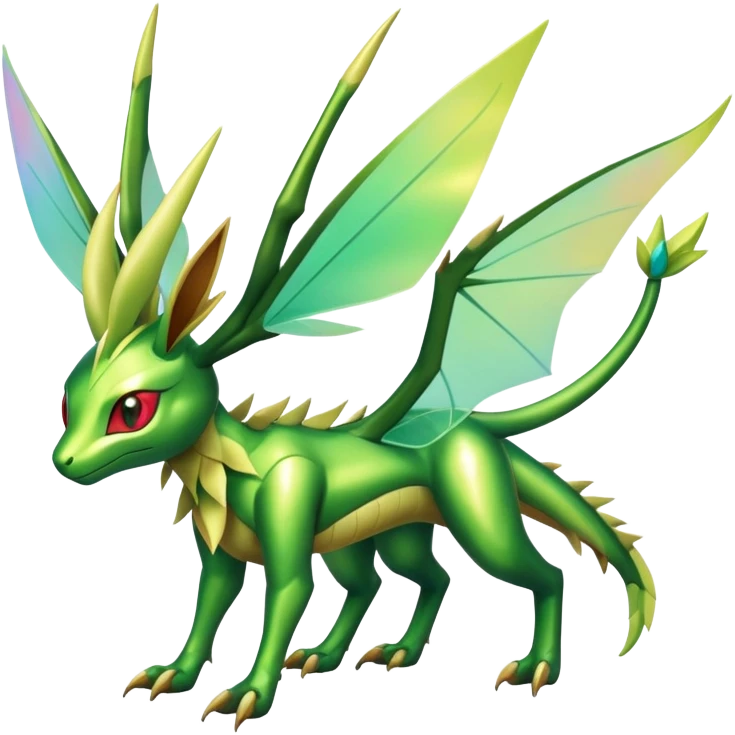 Shiny Exotic Flygon-Leafeon-Scyther-Hybrid-Creature emoji