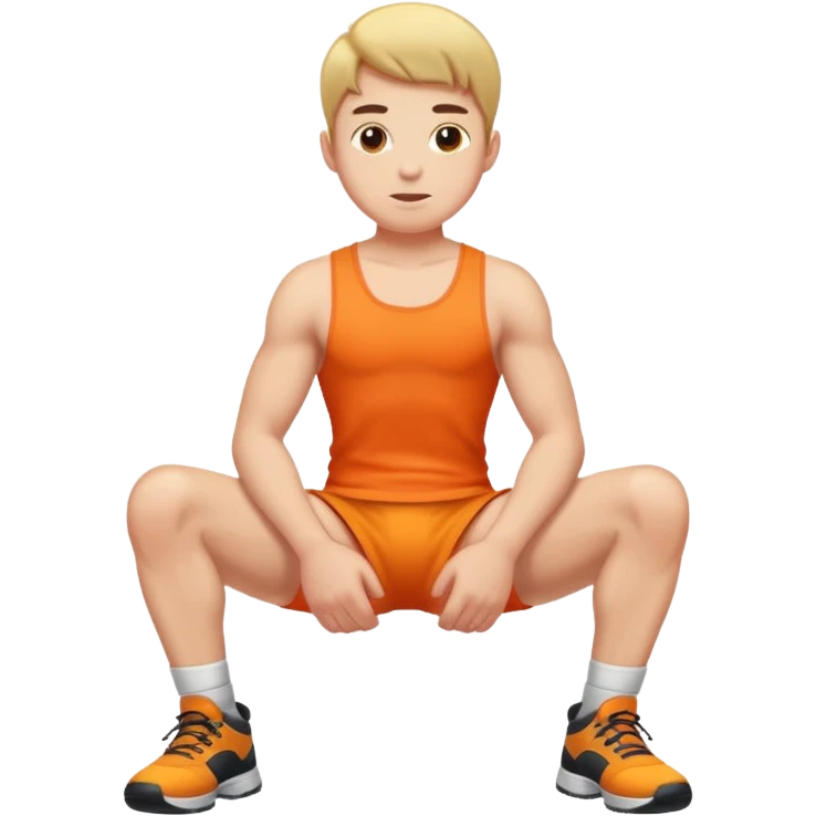 Younger boy buff leg sit cum emoji