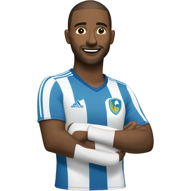Cambiándome para jugar futbol  emoji