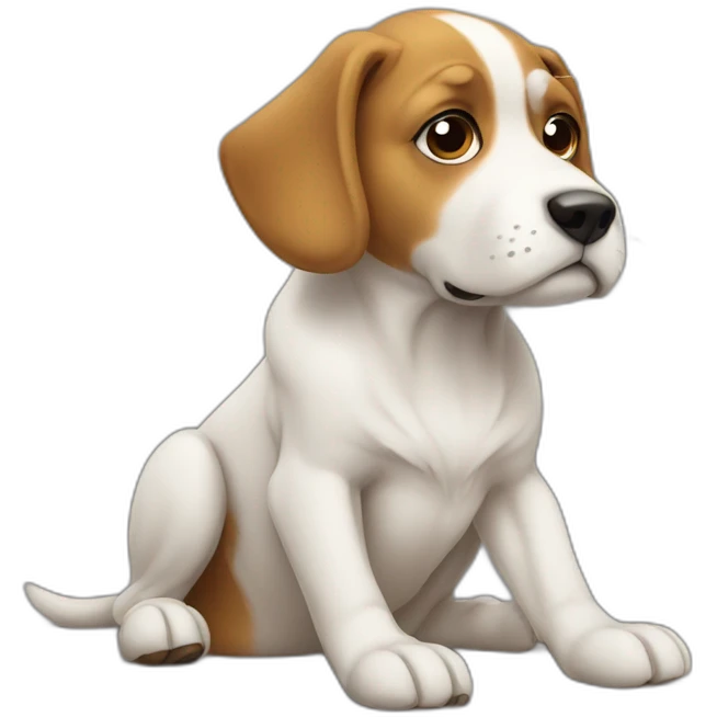 Dog praying  emoji