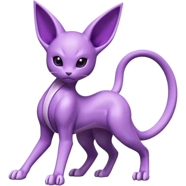 Mewtwo--Espeon-Fakémon-hybrid-creature (full body)  emoji