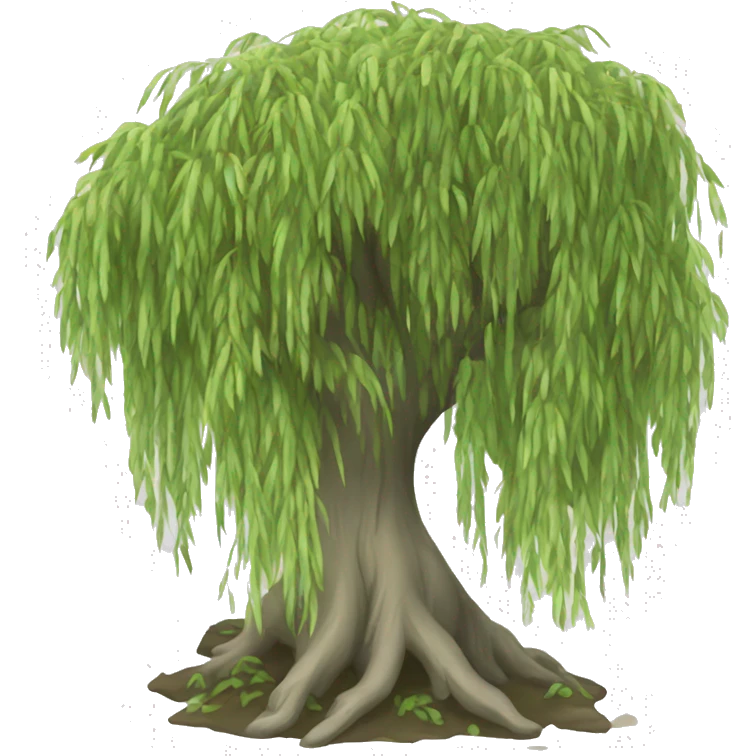 weeping willow tree emoji