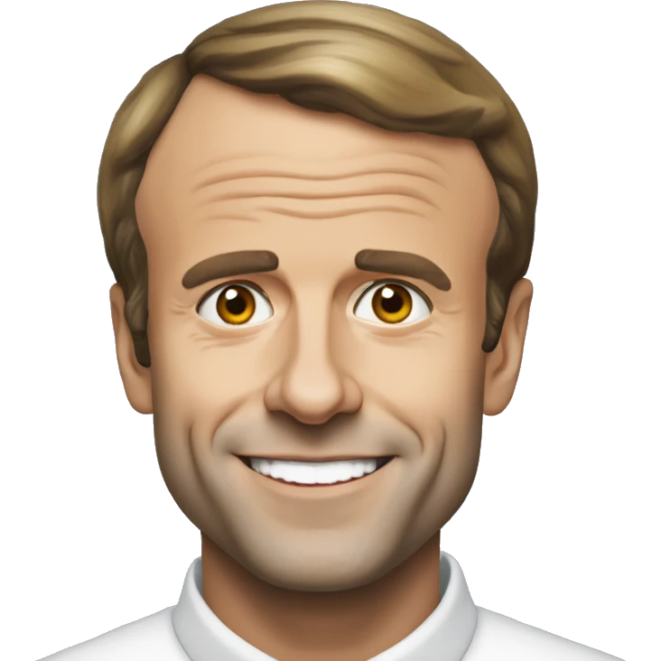 Emmanuel Macron colère  emoji
