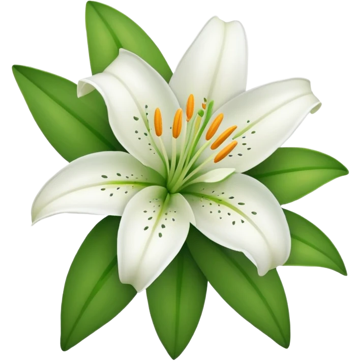 a lily flower emoji