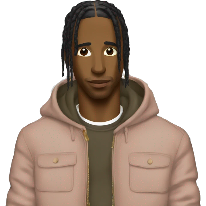 Travis Scott buying clothes  emoji