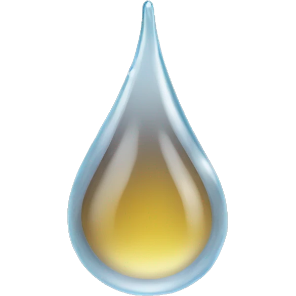 Clear drop emoji