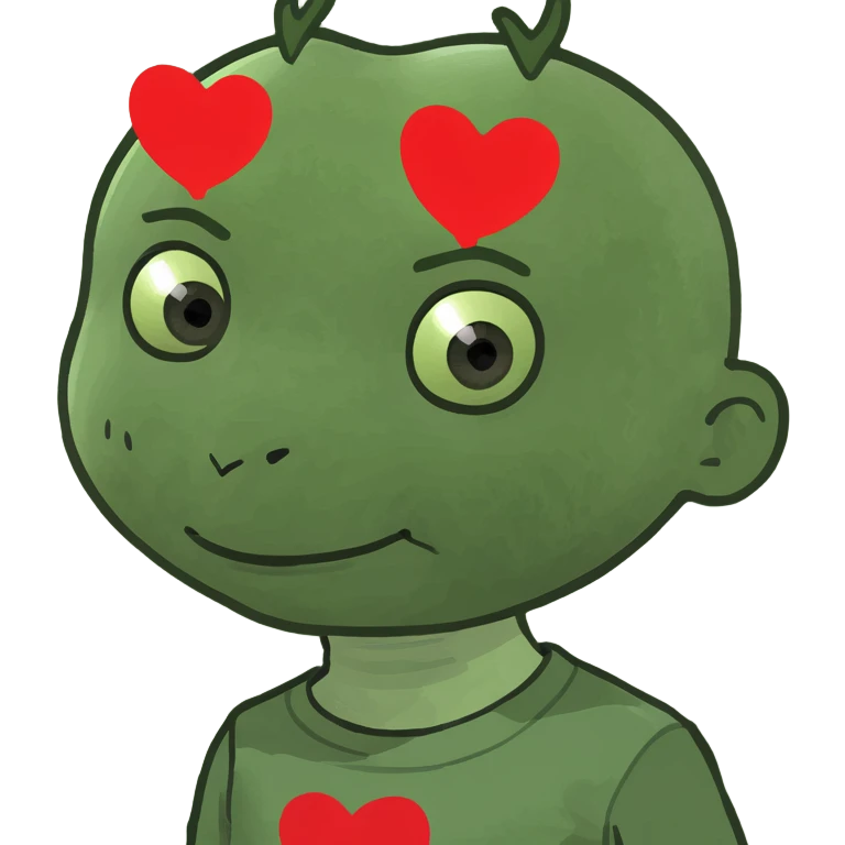 Boi com coração vermelho na testa emoji