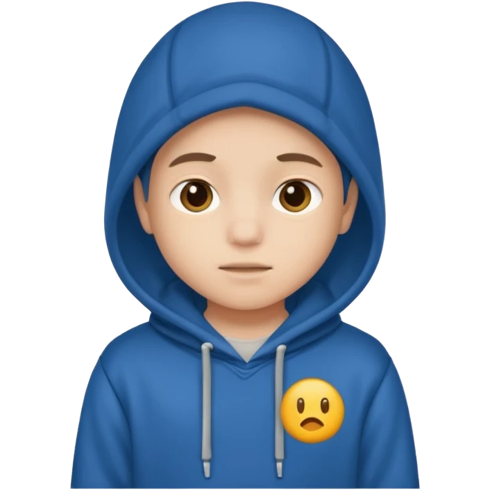 kid in hoodie emoji