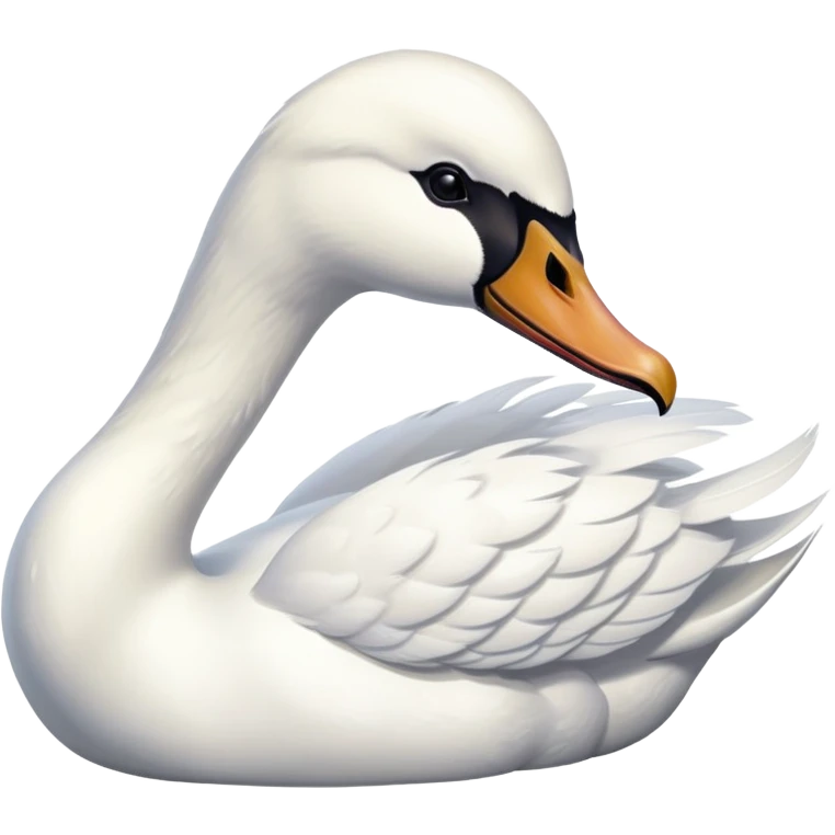 swan face  emoji